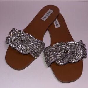 Steve Madden Metallic Women's Sandals, NEW, Sz 9